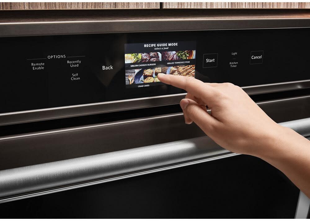 KitchenAid KOSE900HBS 30 Inch Single Convection Smart Electric Wall Oven with 5 cu. ft. Capacity