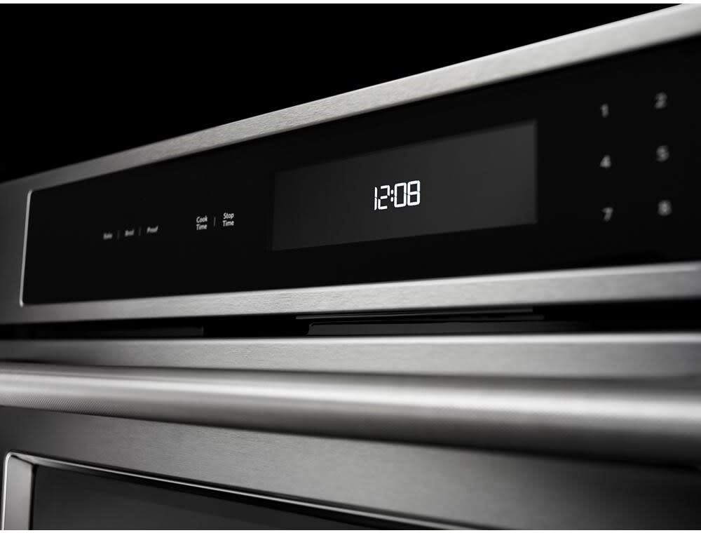 KitchenAid KOST100ESS 30 Inch Single Electric Wall Oven with 5 cu. ft. Capacity, EvenHeat