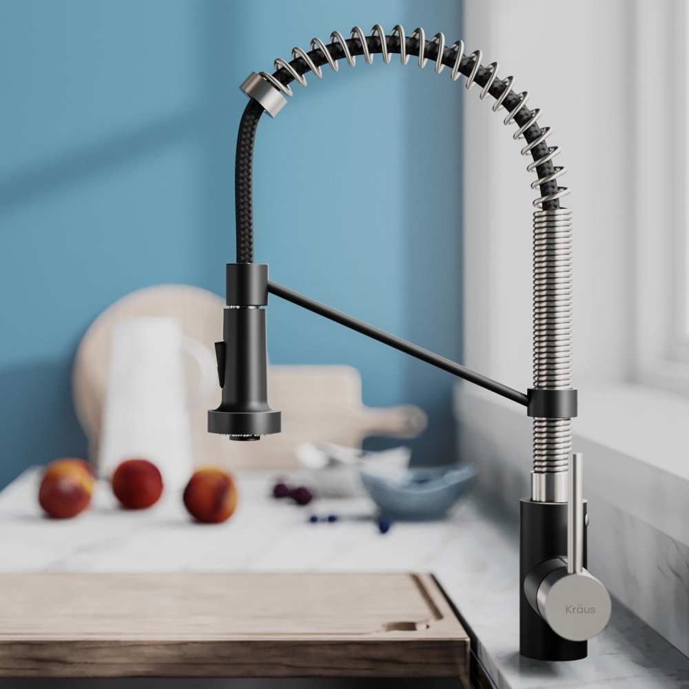 Kraus KPF1610SSMB Single Handle Commercial Kitchen Faucet ...