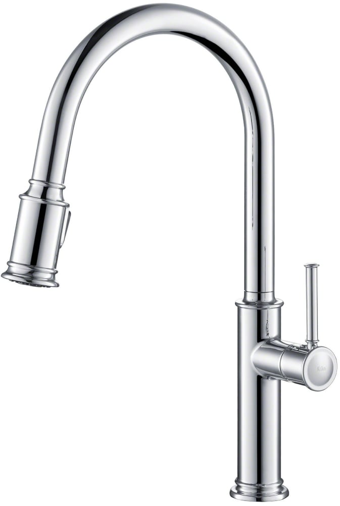 Kraus KPF1680CH Single Handle Pull Down Kitchen Faucet with Dual