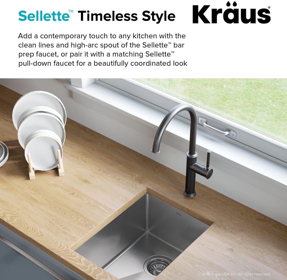 Kraus Kpf1681orb Single Handle Kitchen Bar Faucet With Soft
