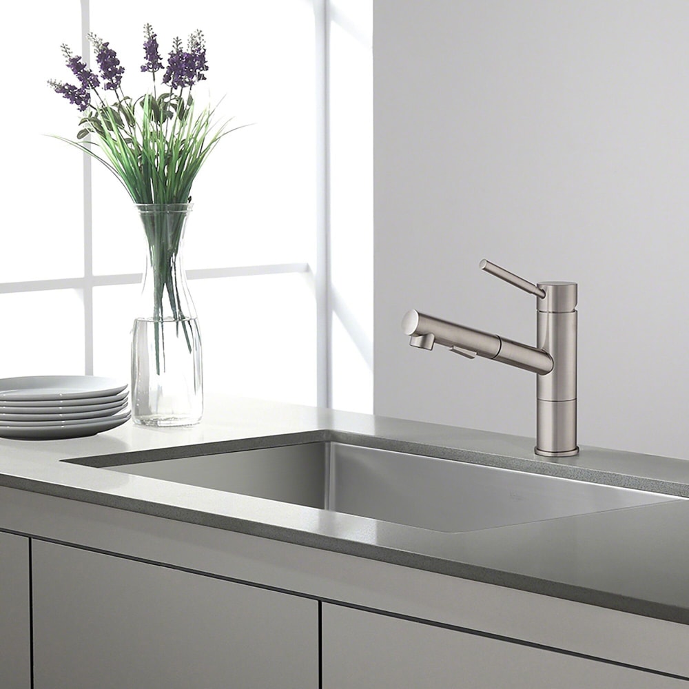 Kraus KPF1750ST Geo™ Single Handle Kitchen Faucet with 1.75 GPM