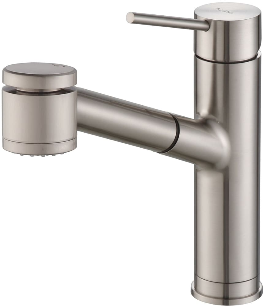 Kraus KPF2610SS Single Handle Pull Out Kitchen Faucet with 8 1/8 Inch