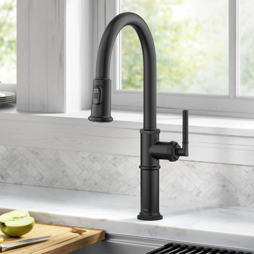 Kraus KPF4100MB Traditional Industrial Pull-Down Single Handle