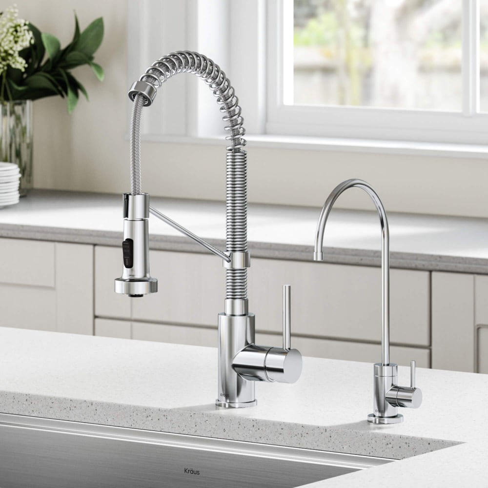 Kraus KPF1610FF100CH Single Handle Pull-Down Kitchen Faucet with