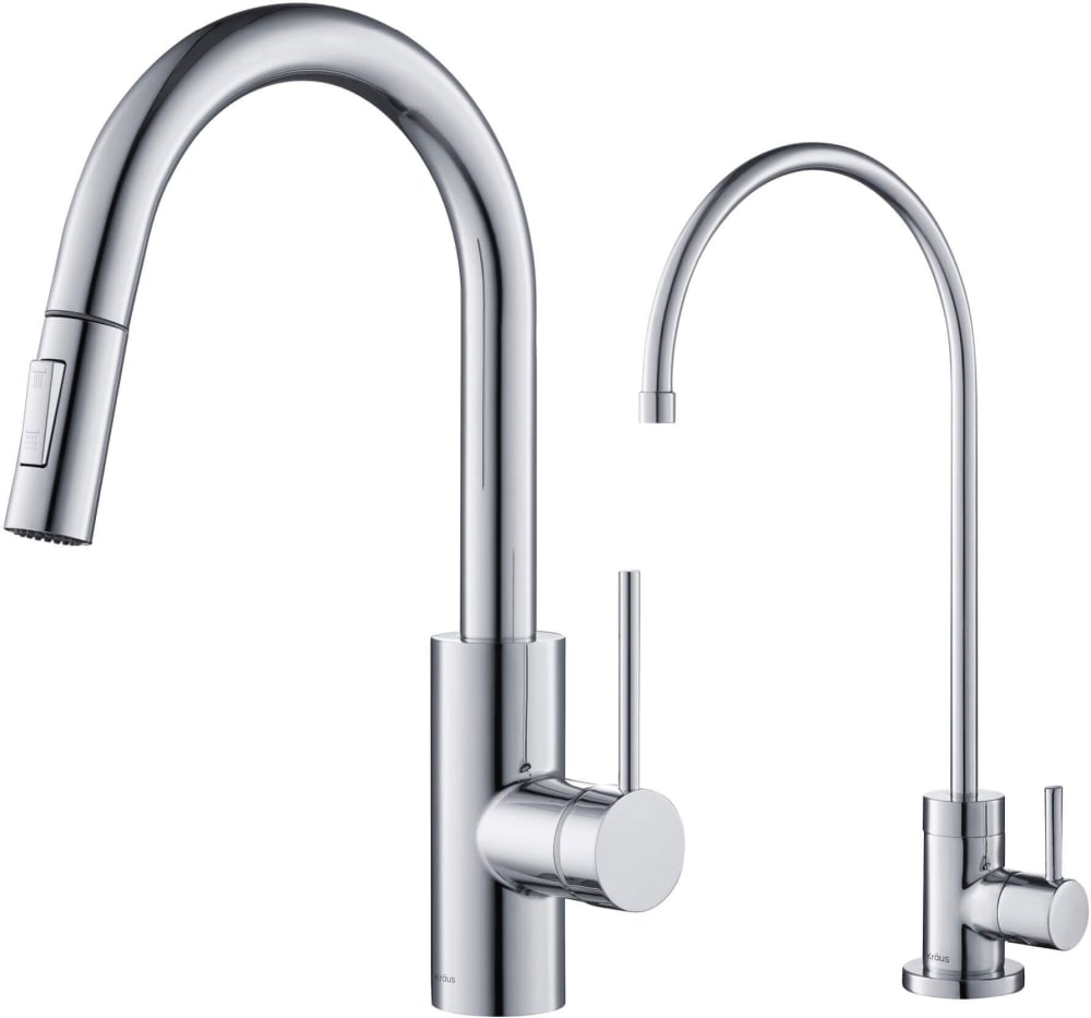 Kraus KPF2620FF100CH Single Handle Pull-Down Kitchen Faucet with