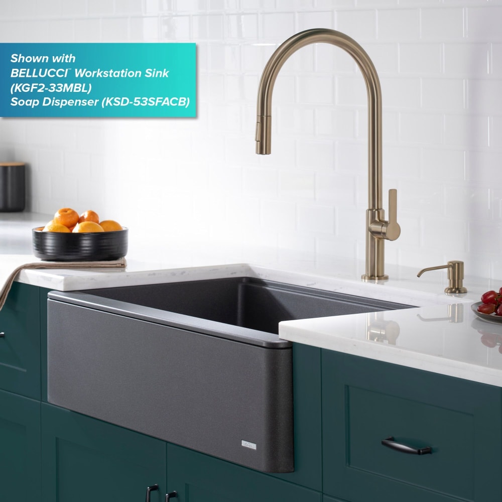 Kraus KPF2821SFACB Single Handle Pull Down Kitchen Faucet with