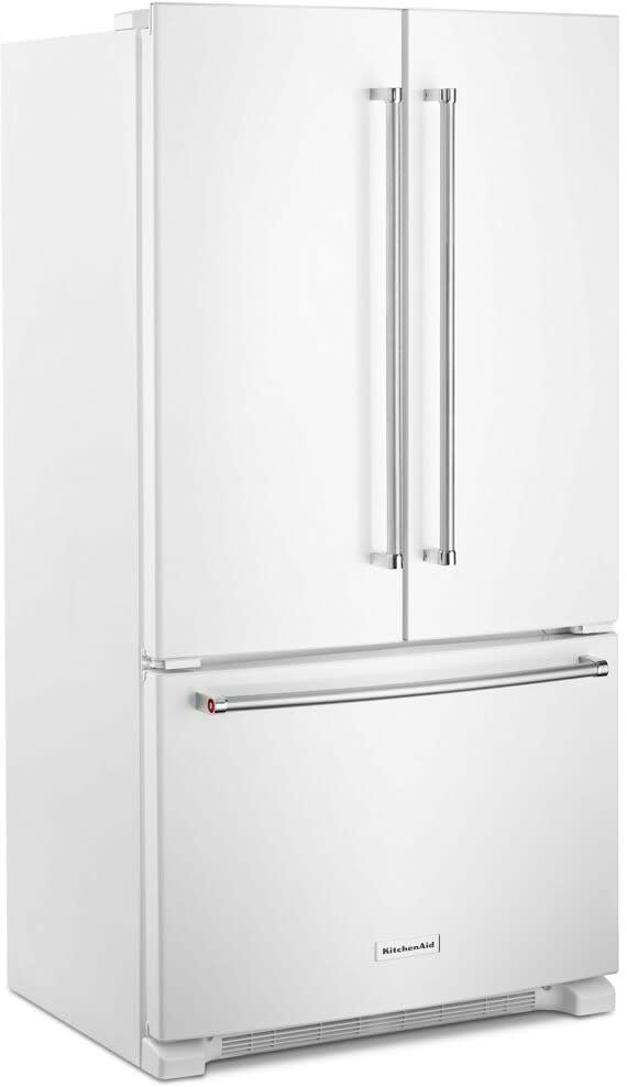 KitchenAid 20 Cu. Ft. French Door Counter-Depth Refrigerator Stainless  Steel KRFC300ESS - Best Buy