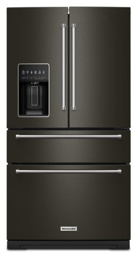 A★様36ブラック KitchenAid KRMF536RBS 36 Inch Freestanding French Door