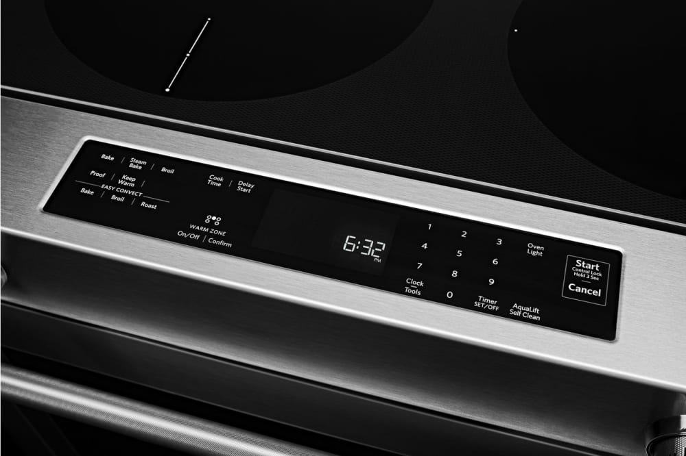 KitchenAid KSEG700ESS 30 Inch SlideIn Electric Range with 5 Elements