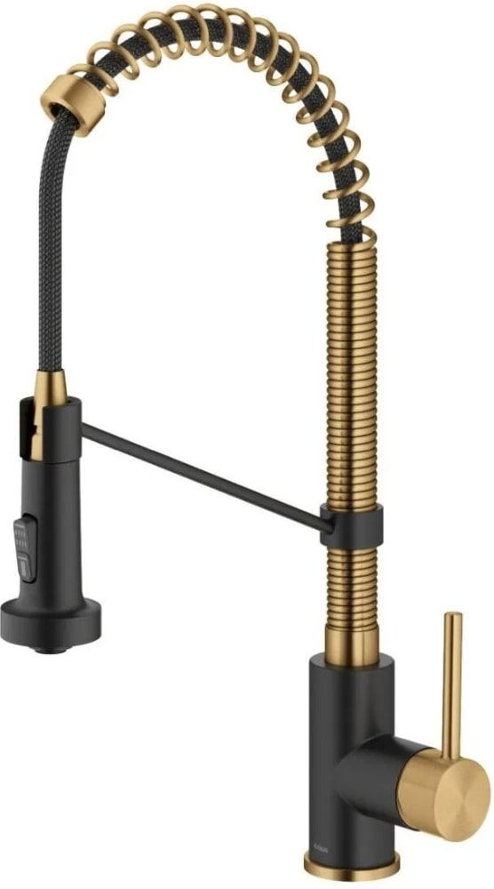 BRUNT Golden arm ブラック　ブラント　ゴールデンアーム Kraus KSF1610BBMB Single Handle Pull Down Touchless Sensor