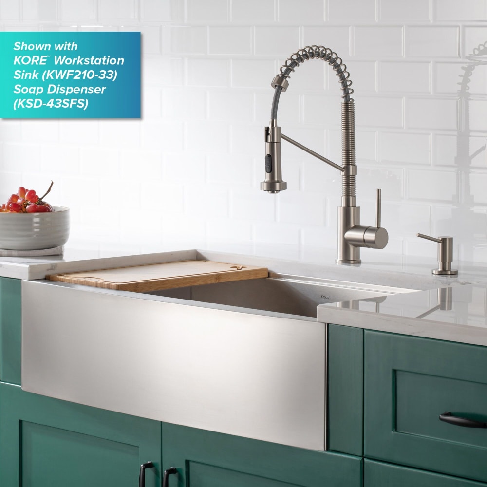 Kraus KSF1610SFS Single Handle Commercial Style Pull-Down Sensor