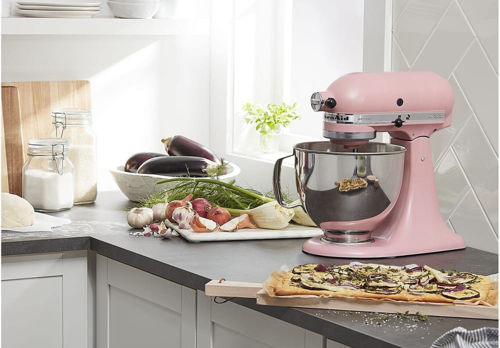 KitchenAid KSM150PSDR 5 Quart Tilt-Head Stand Mixer with 10 Speeds