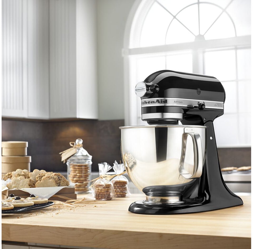 KitchenAid KSM150PSOB 5 Quart Tilt-Head Stand Mixer with 10 Speeds