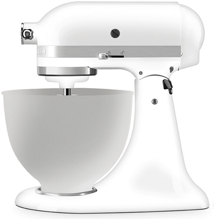 KitchenAid KSM150PSWH 5 Quart Tilt-Head Stand Mixer with 10 Speeds