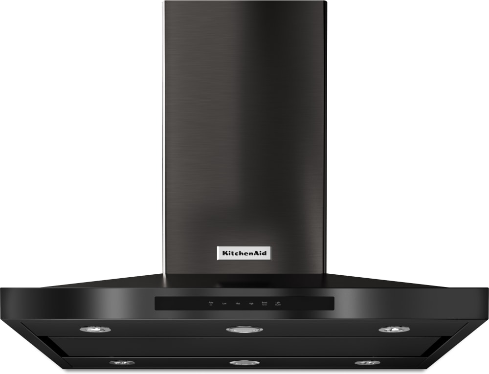 KitchenAid KVIB606DBS 36 Inch Island Chimney Range Hood with 585 CFM In