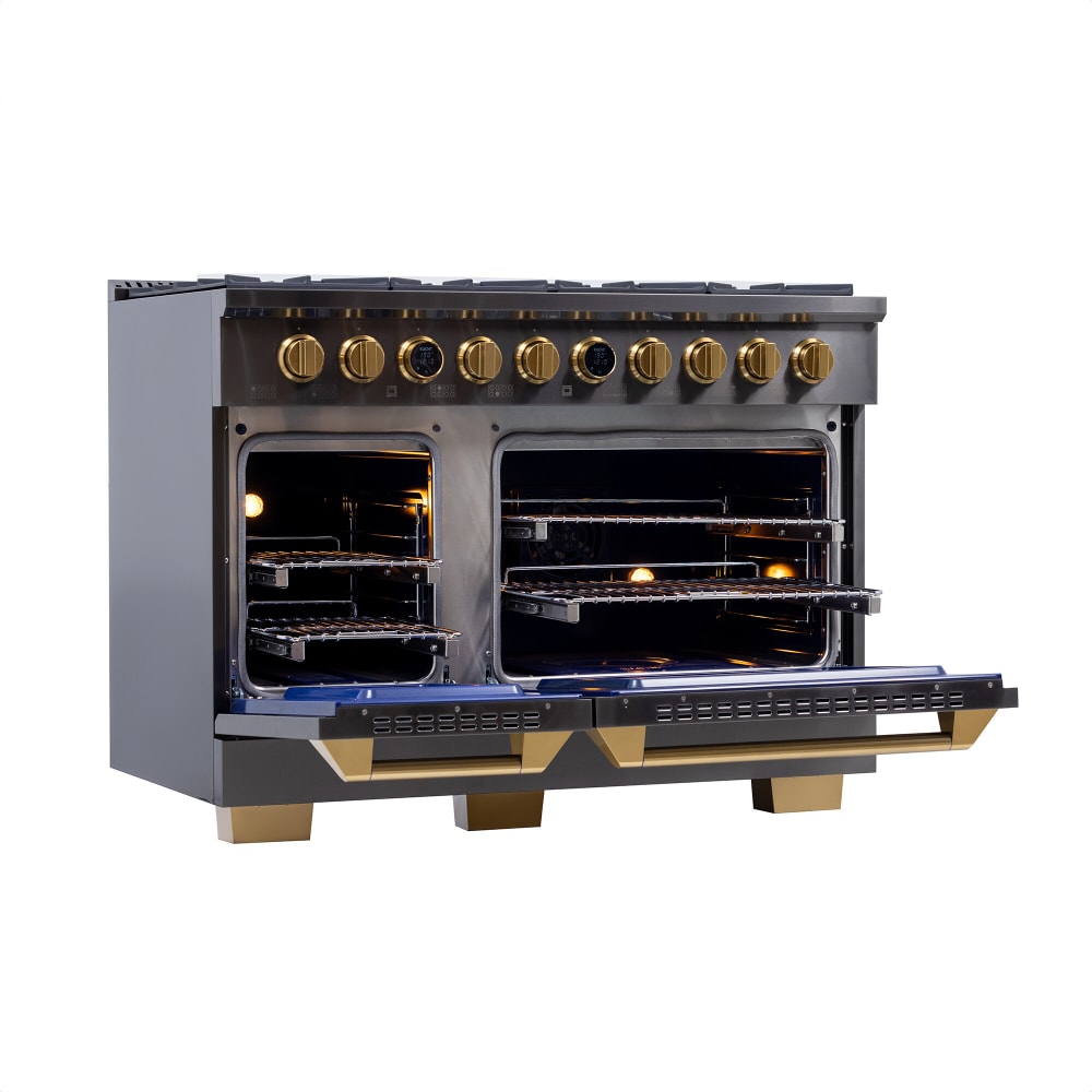 Kucht Professional KXD48LP 48 Inch Freestanding Dual Fuel Range
