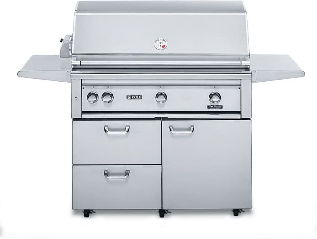 リンリン Lynx L42PSFR1L 42 Inch Freestanding Gas Grill with 1,200 sq. in