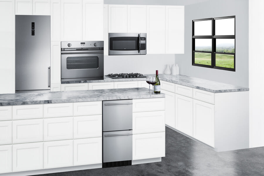 Summit ASDR1524 15 Inch BuiltIn Drawer AllRefrigerator with 1.7 cu