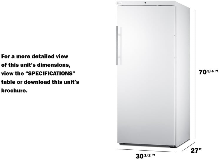 Freezer tall freestanding 2025