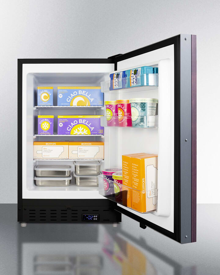 Summit ALFZ37BIF 20 Inch Built-In All-Freezer with 2.68 Cu. Ft