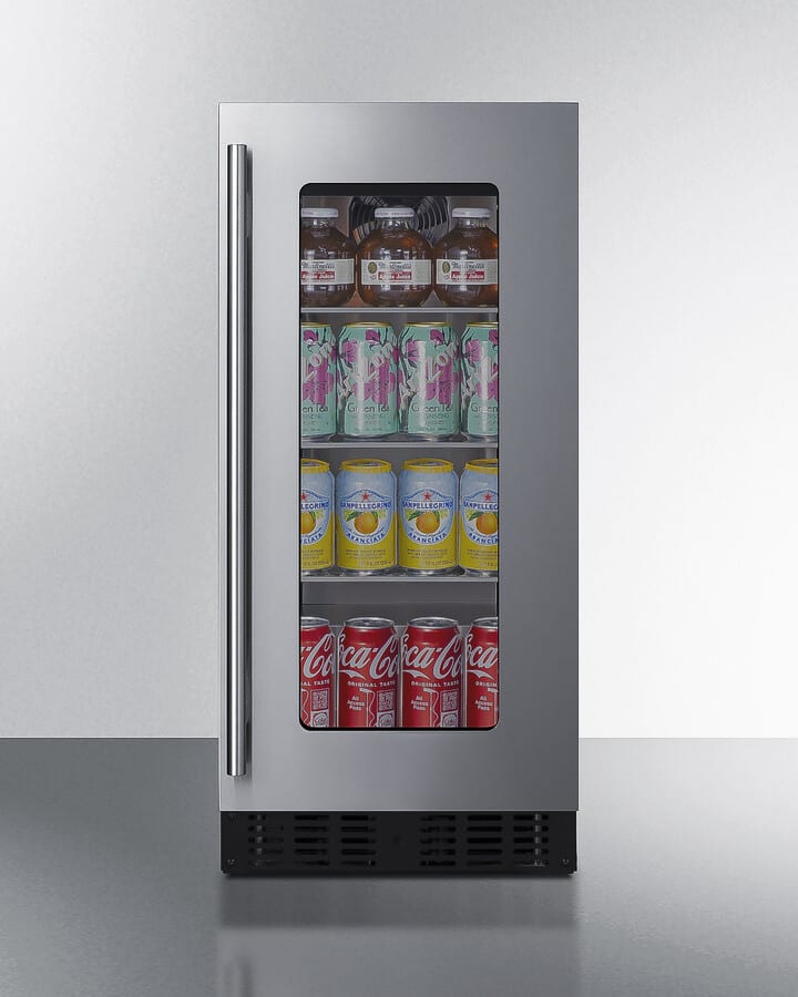 Summit ASDG1521 15 Inch Built-In Beverage Center with 1.8 cu. ft