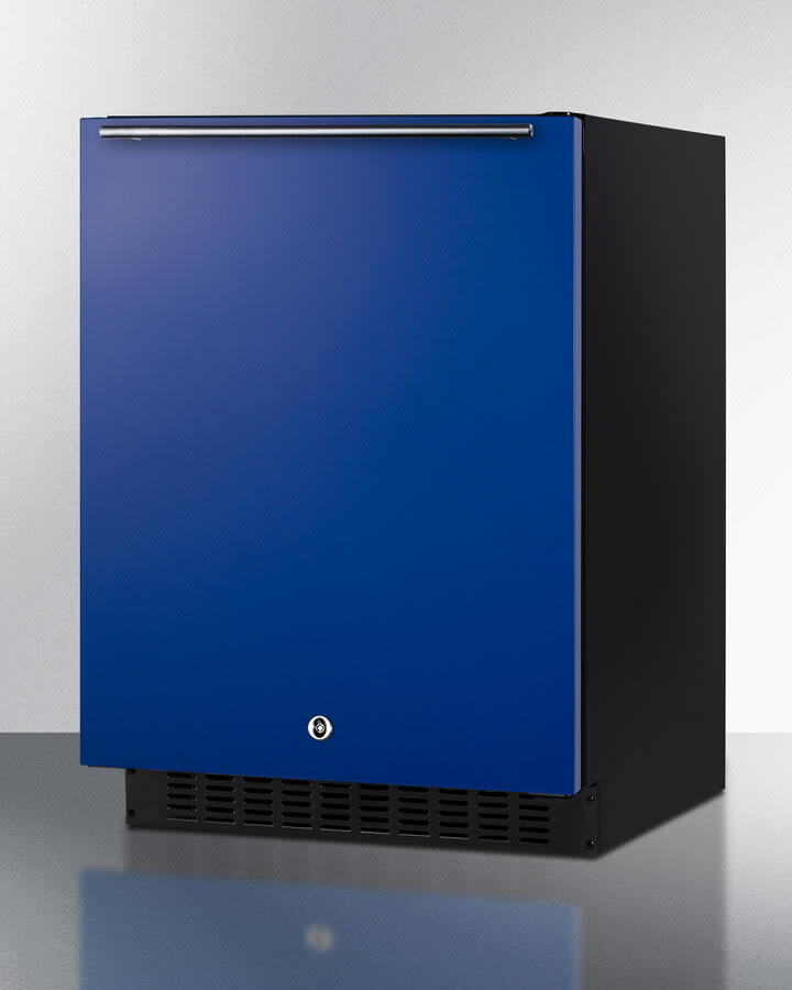 Summit ASDS2413B 24 Inch BuiltIn Undercounter Refrigerator with 3.1 cu. ft. Capacity, Stainless