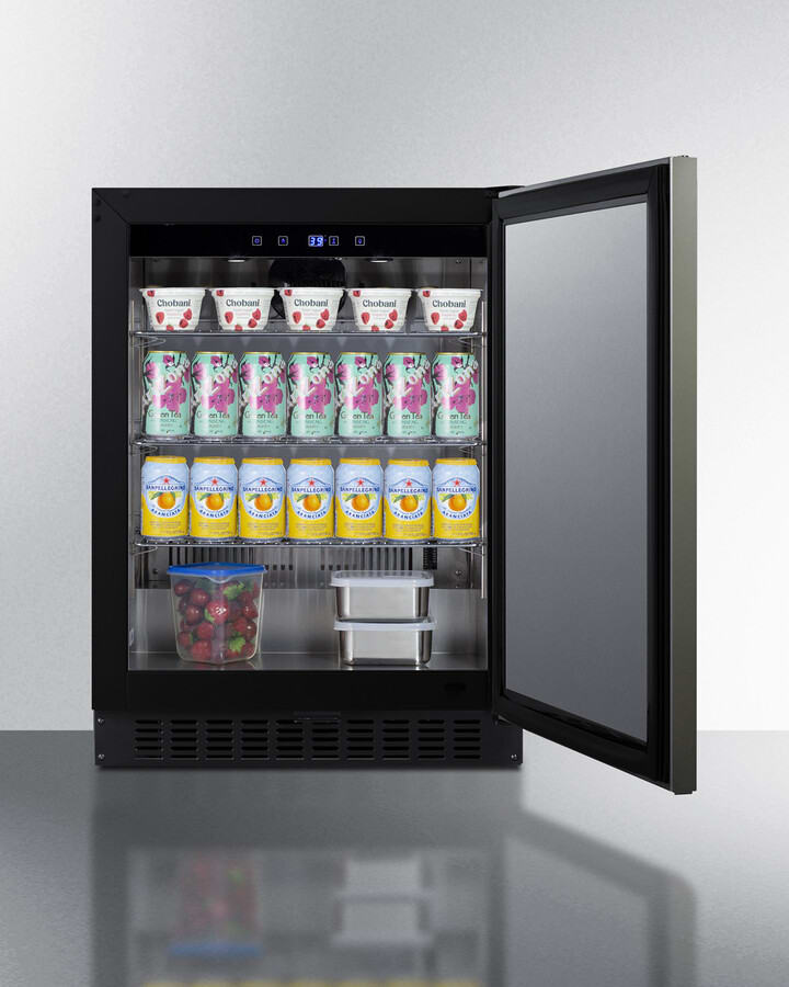 Summit ASDS2413KSHH 24 Inch BuiltIn Undercounter Refrigerator with 3.1