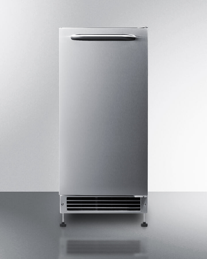 Summit BIM26H32 15 Inch Built-In Ice Maker with 22 lbs. Storage