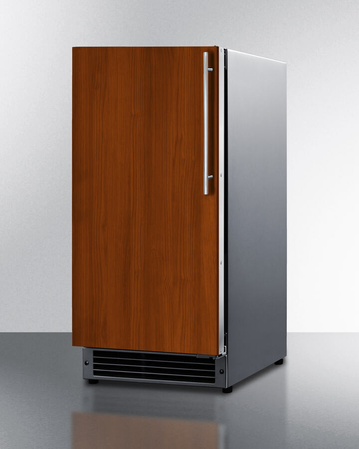 Summit BIM26H32IFLHD 15 Inch Built-In Ice Maker with 22 lbs
