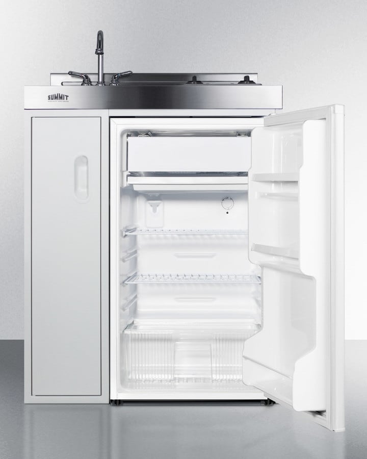 Summit C30ELAUTOGLASS 30 Inch Combination Kitchen with Glass Cooktop ...