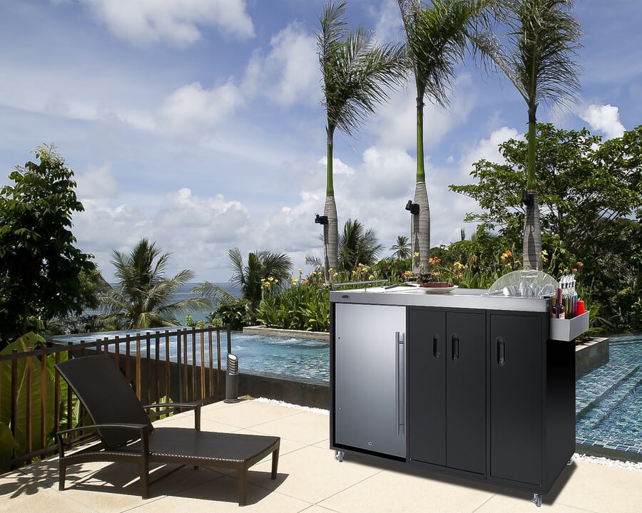 Summit CARTOS54RG 58 Inch Portable Outdoor Kitchenette with 3.13