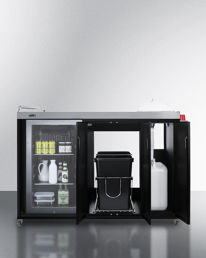 Summit CARTOS54RG 58 Inch Portable Outdoor Kitchenette with 3.13