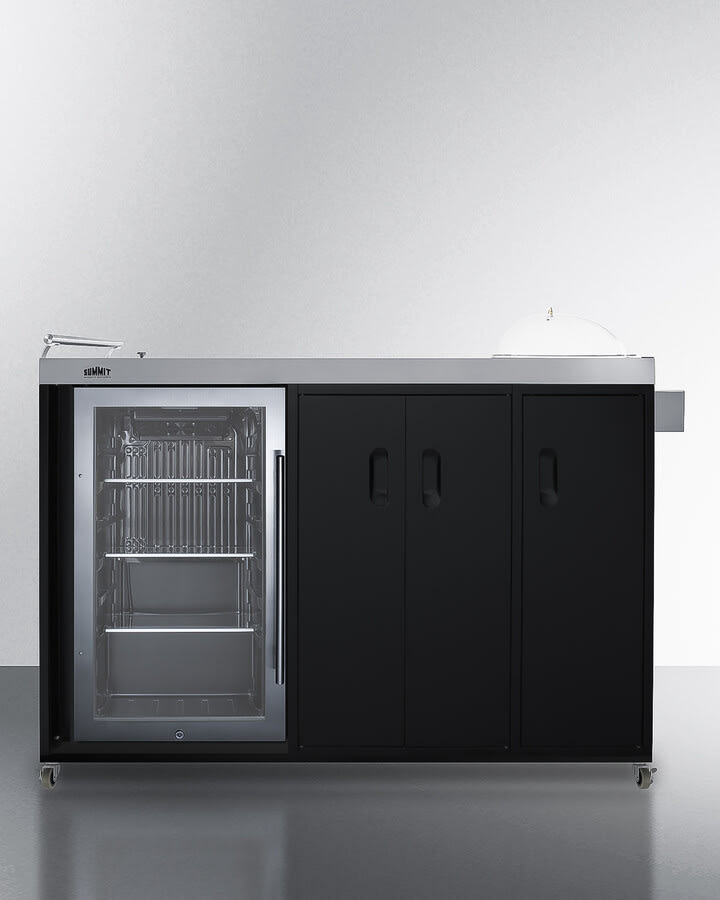Summit CARTOS54RG 58 Inch Portable Outdoor Kitchenette with 3.13