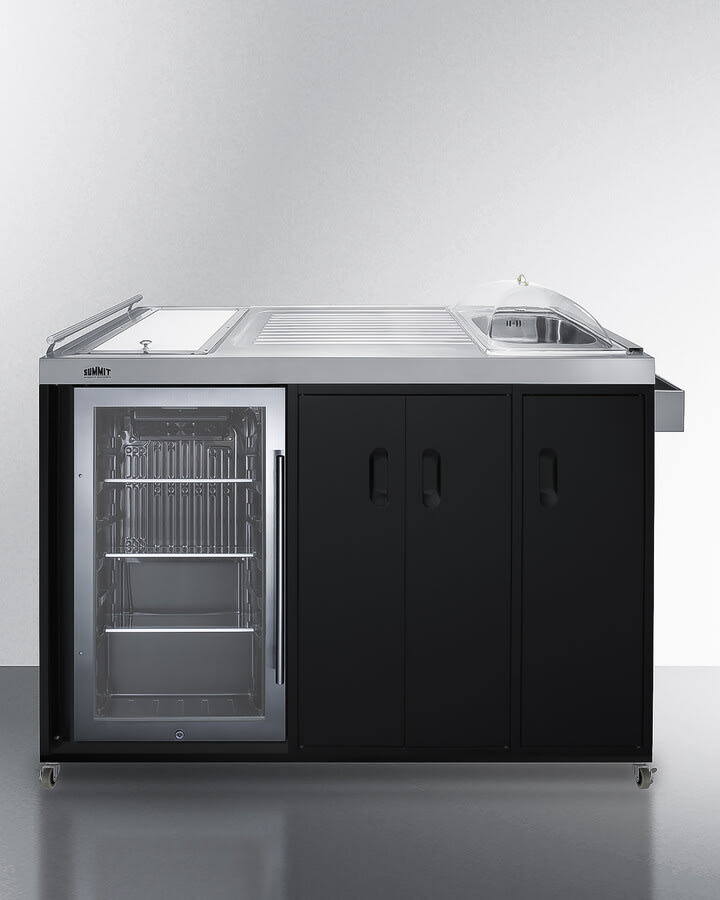 Summit CARTOS54RG 58 Inch Portable Outdoor Kitchenette with 3.13