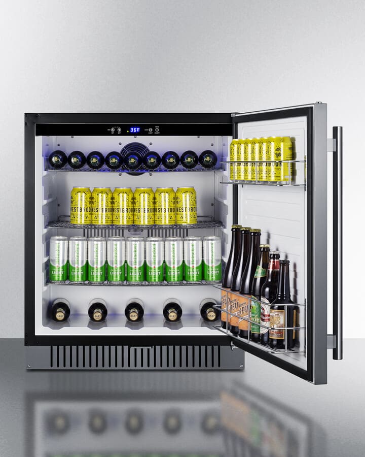 Summit FF27BSSADA 27 Inch Built-In Undercounter Refrigerator with