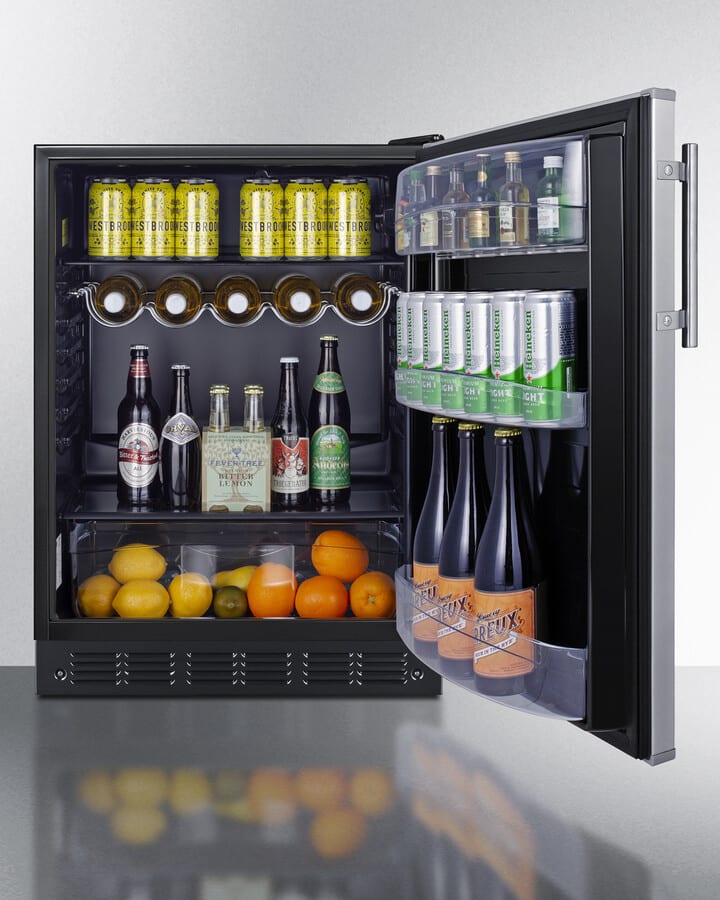 ADA フードファンネル Summit FF6BK2SSADA 24 Inch Freestanding Undercounter