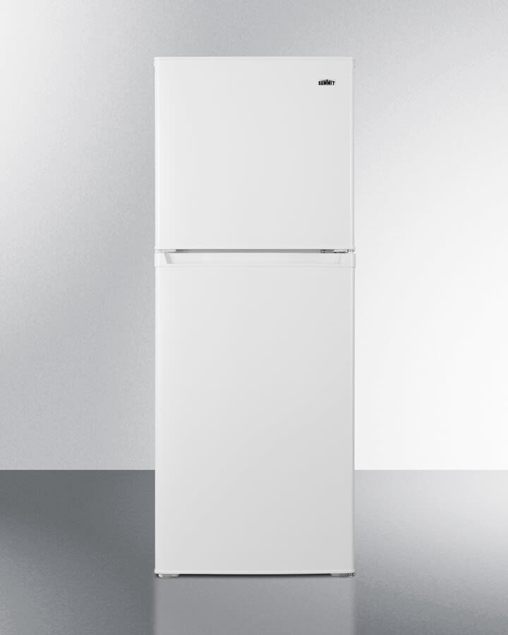 Summit FF82W 22 Inch Refrigerator-Freezer with 7.0 Cu. Ft. Capacity, Adjustable Shelves, Crisper Drawer, Humidity Gauge, Interior Light, Frost-Free, Adjustable Thermostats, 100% CFC Free, and ADA Compliant