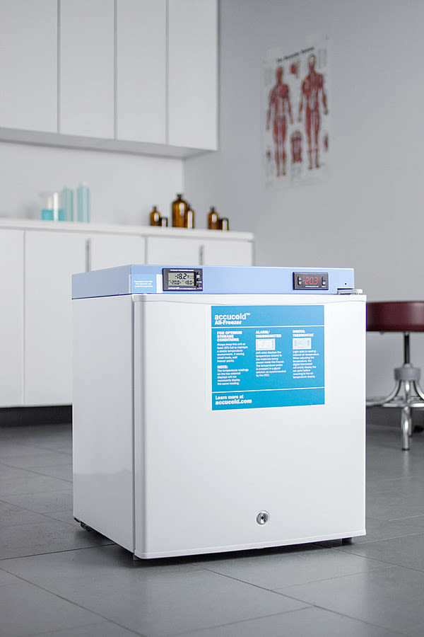 AccuCold FS24LMED2 24 Inch Compact Medical All Freezer with 1.4 Cu. Ft
