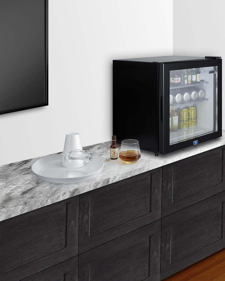 Summit MB43GL 18 Inch Freestanding Compact Refrigerator with 1.6
