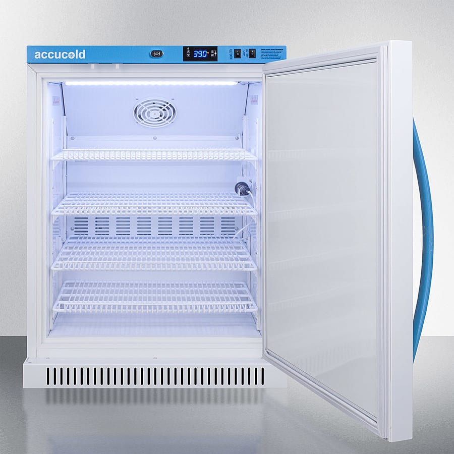 AccuCold MLRS6MC 24 Inch MOMCUBE™ Breast Milk Refrigerator with 6 Cu