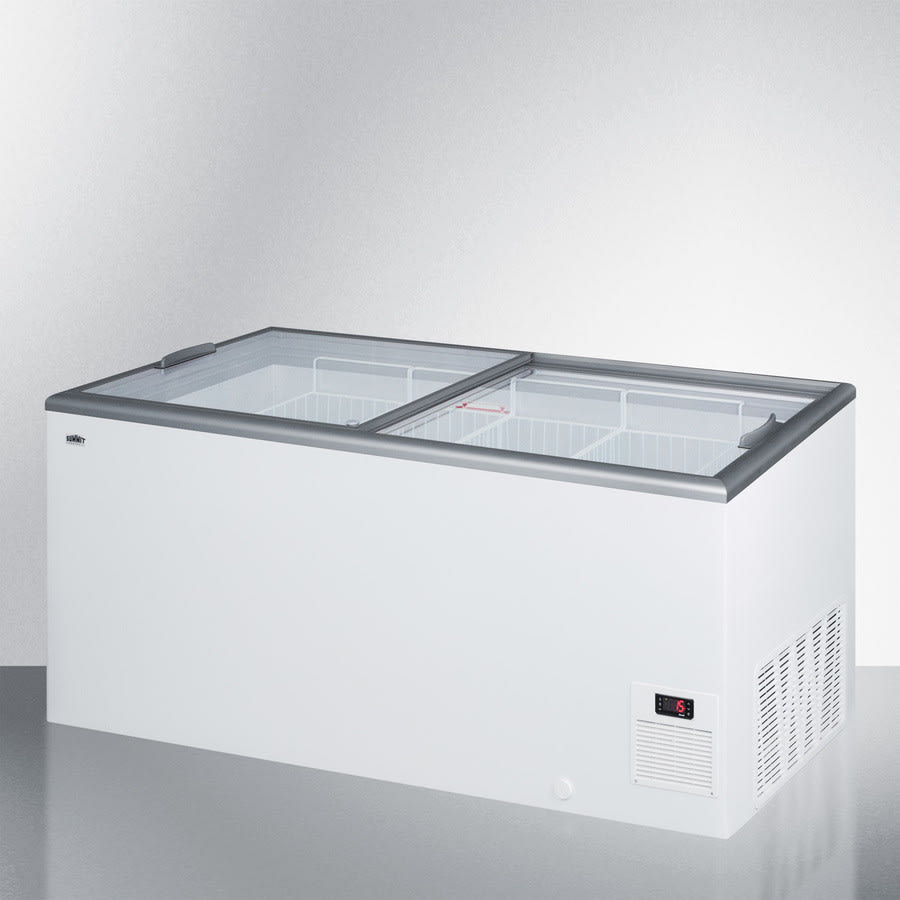 Summit NOVA53 61 Inch Commercial Ice Cream Freezer with 16.6 Cu