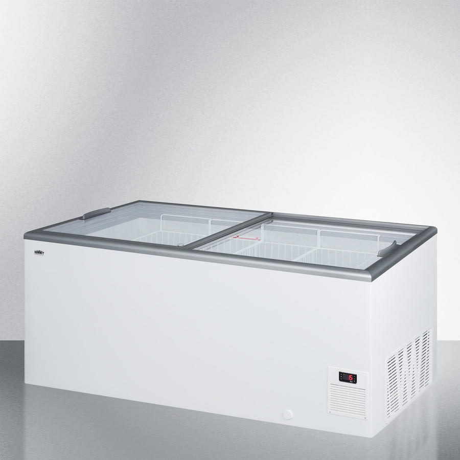 Summit NOVA61 71 Inch Commercial Ice Cream Freezer with 21.3 Cu
