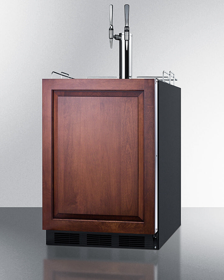 Summit SBC58BLBIADAIFNCFTWIN 24 Inch BuiltIn Nitro Coffee Kegerator