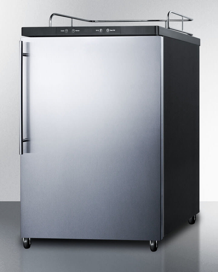 Summit SBC635MBI7NKSSHV 24 Inch BuiltIn Kegerator with HalfBarrel
