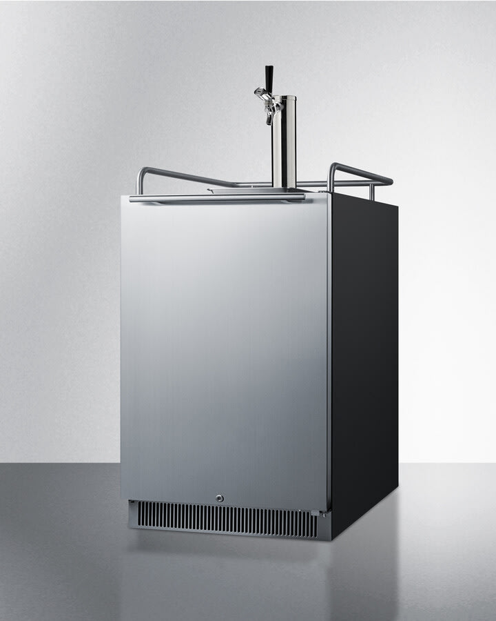 Summit SBC677BITL 24 Inch BuiltIn Kegerator with 6.5 cu. ft Capacity