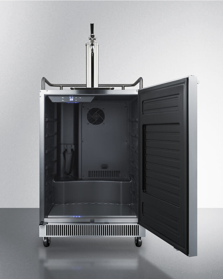 Summit SBC677BITL 24 Inch BuiltIn Kegerator with 6.5 cu. ft Capacity