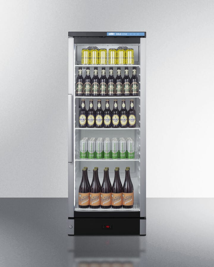 Summit SCR1154 24 Inch Freestanding Commercial Beverage Center with 9.9