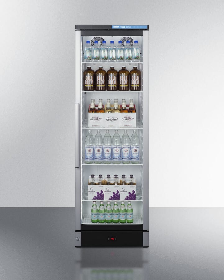 Summit SCR1301 24 Inch Freestanding Commercial Beverage Center with 12.