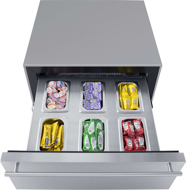 Summit SCR615TDCSS 24 Inch BuiltIn Beverage Center with 4.76 cu. ft